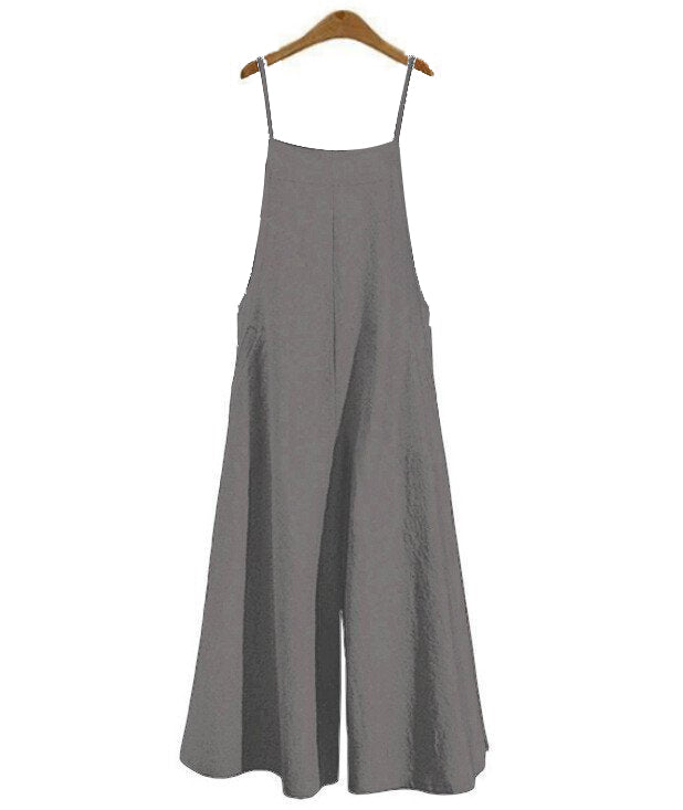 Women's Sleeveless Oversized Casual Jumpsuit