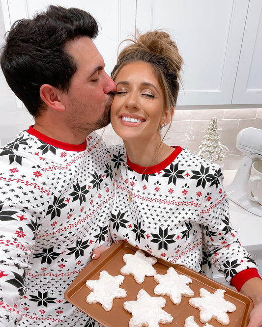Snowflake Family Pajamas 2-piece Set