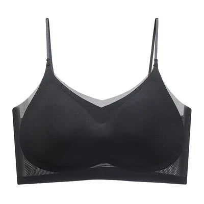Thin Plus Size Ice Silk Comfort Bra