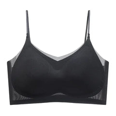 Thin Plus Size Ice Silk Comfort Bra
