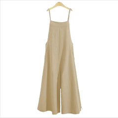 Women's Oversized Sleeveless Casual Jumpsuit