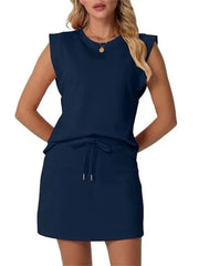 2026 Women's Summer 2 Piece Skort Set
