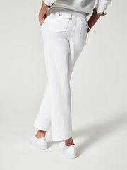 Women's Stretch Twill Cropped Wide Leg Pant