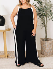 Women's Contrast Stripe Jumpsuit
