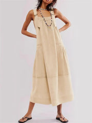 Women's Versatile Overall Maxi Dress