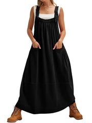 Women's Versatile Overall Maxi Dress