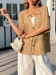 Women's Summer Breeze Crochet Knit Cardigan