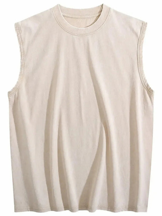 Women's Vintage Washed Sleeveless Tank Top