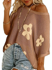 Summer 2026 Short Sleeve Floral Crochet Tops
