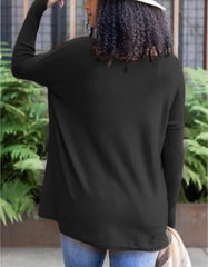 New  Long Sleeve Thumbhole Sweater Pocket Tunic