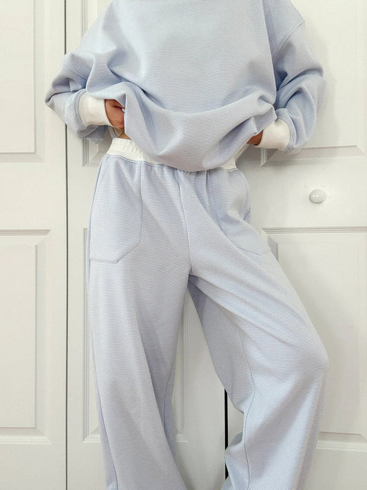 Women's Mini Striped Casual Suit