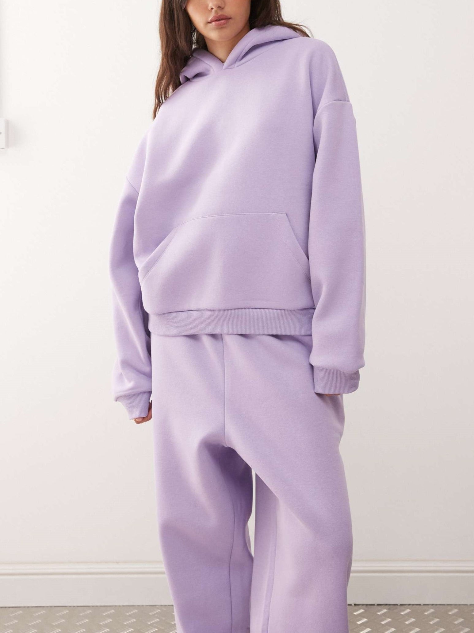 Women's Heavyweight Boxy Hoodie & Wide Leg Sweatpants