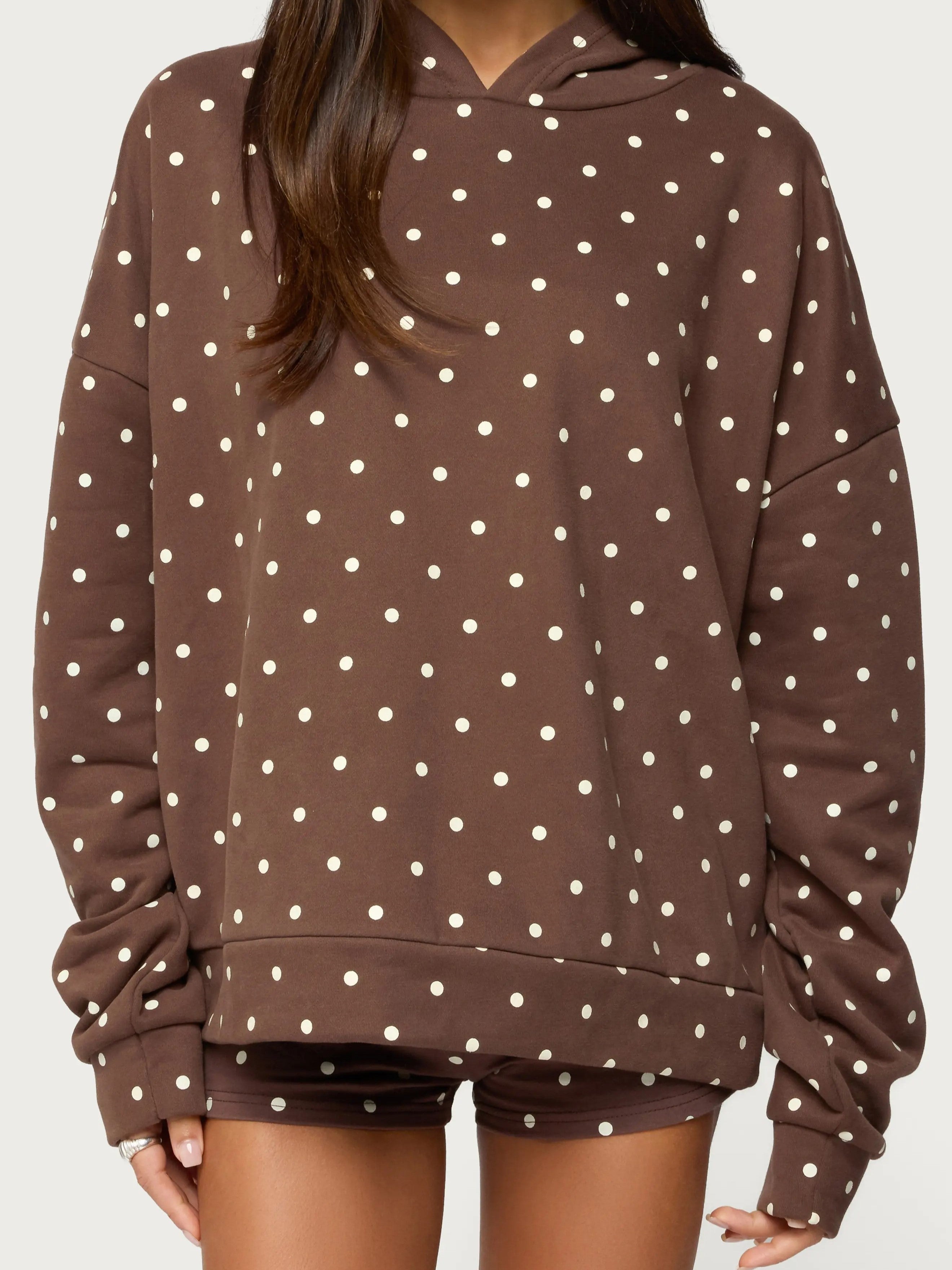 Women's Polka Dot Hoodie Set
