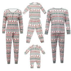 Reindeer Print Family Pajamas