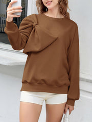 Women's Bow-Detailed Sweatshirt