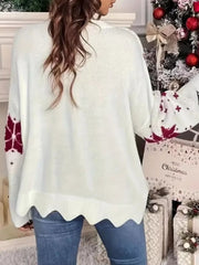 Women's Christmas Tree Snowflake Sweater