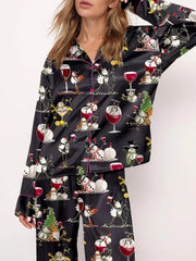 Women's Tipsy Snowman Pajama Set