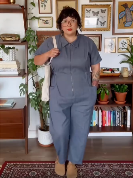 Cropped Utility Jumpsuit